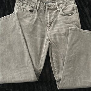 American Eagle Outfitters Gray Straight Jeans